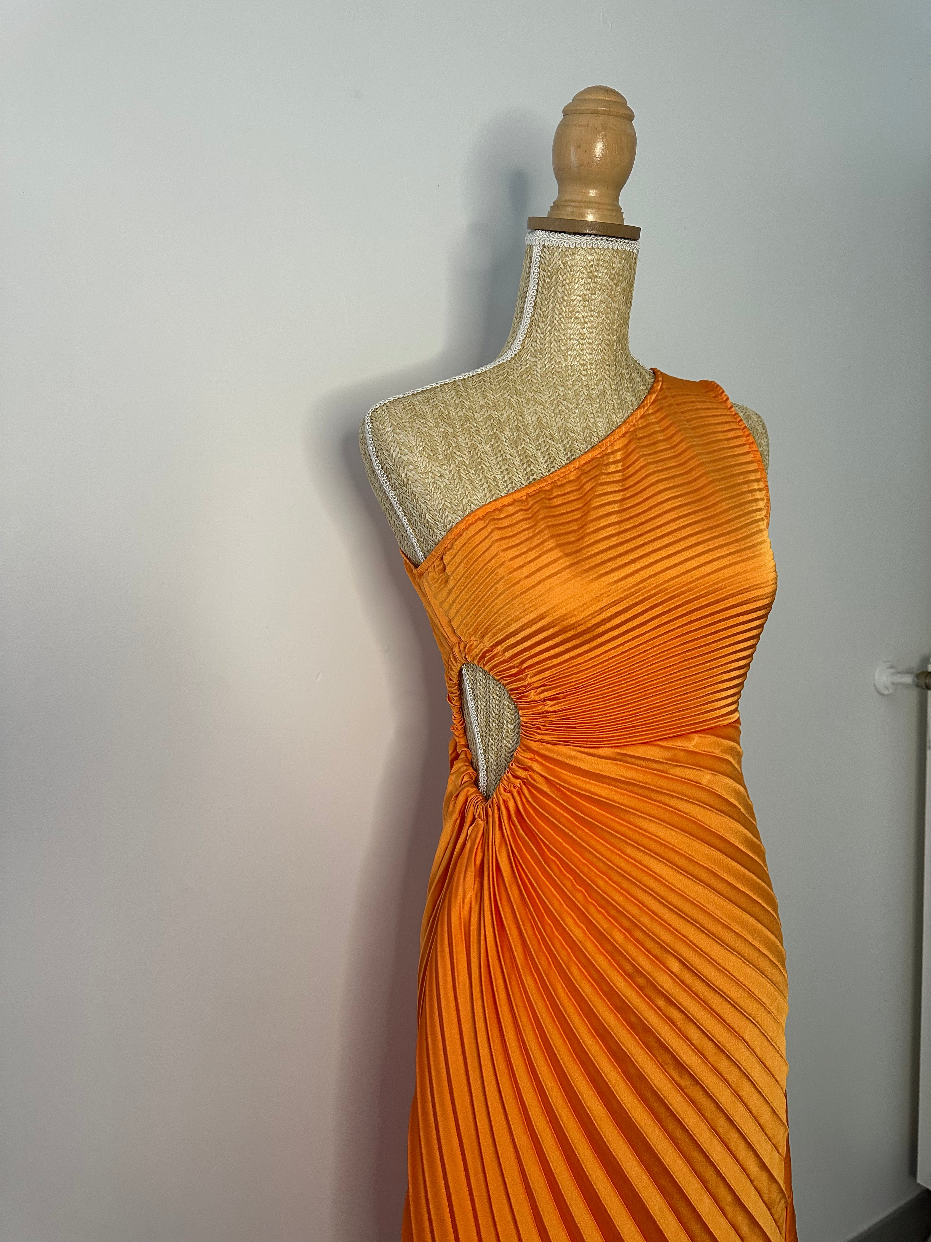 Robe plissée